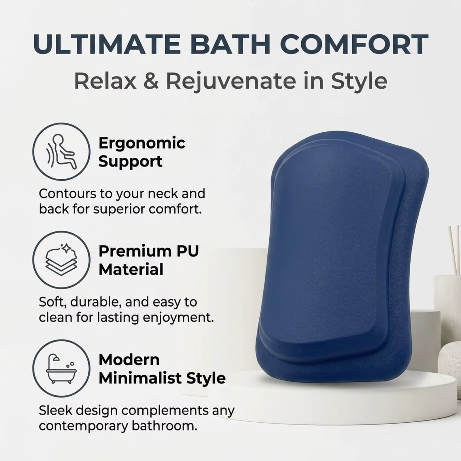 Almohada reposacabezas para baño y spa de gatos y perros - imagen 4