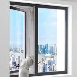 Kit sellado ventana aire acondicionado portátil para gatos y perros