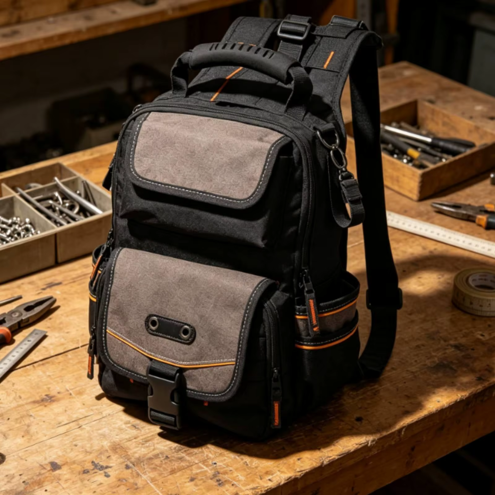 Bolsa organizadora para accesorios de mascota con múltiples compartimentos - imagen 3