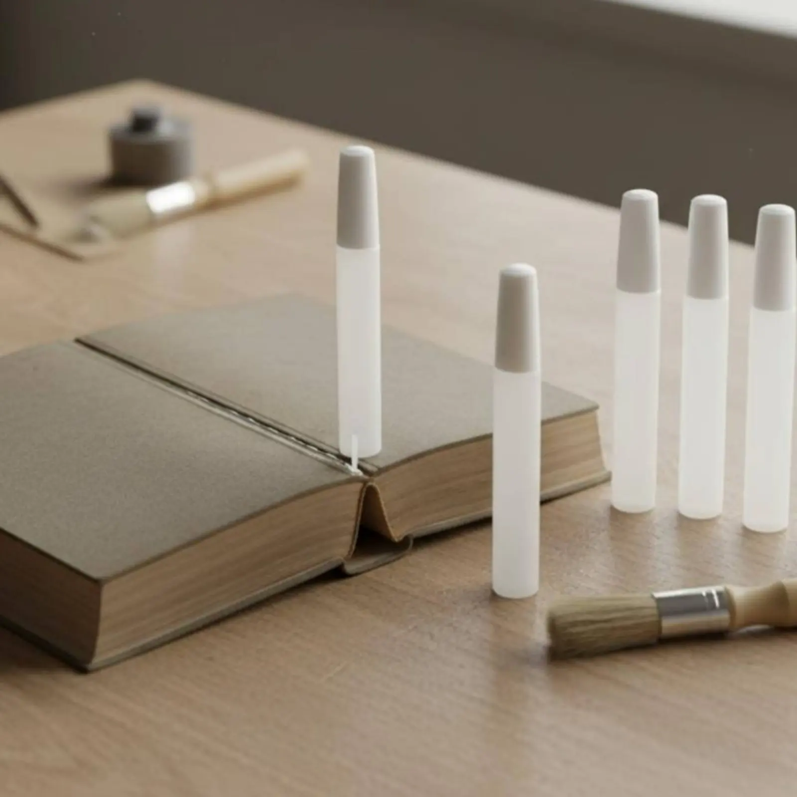 Kit encuadernación: pegamento y pincel fina para libros, gato y perro - imagen 4