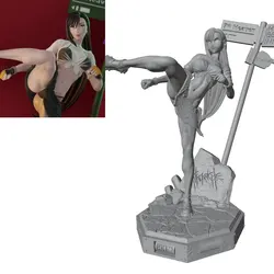 Figura Resina 1/24 Girl DIY Sin Pintar – Miniatura GK 75mm Impresa 3D Gris