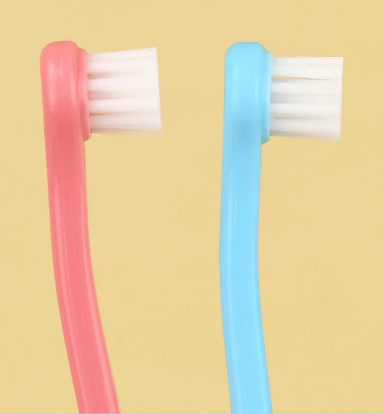 Cepillo de dientes para mascotas diseño ergonómico