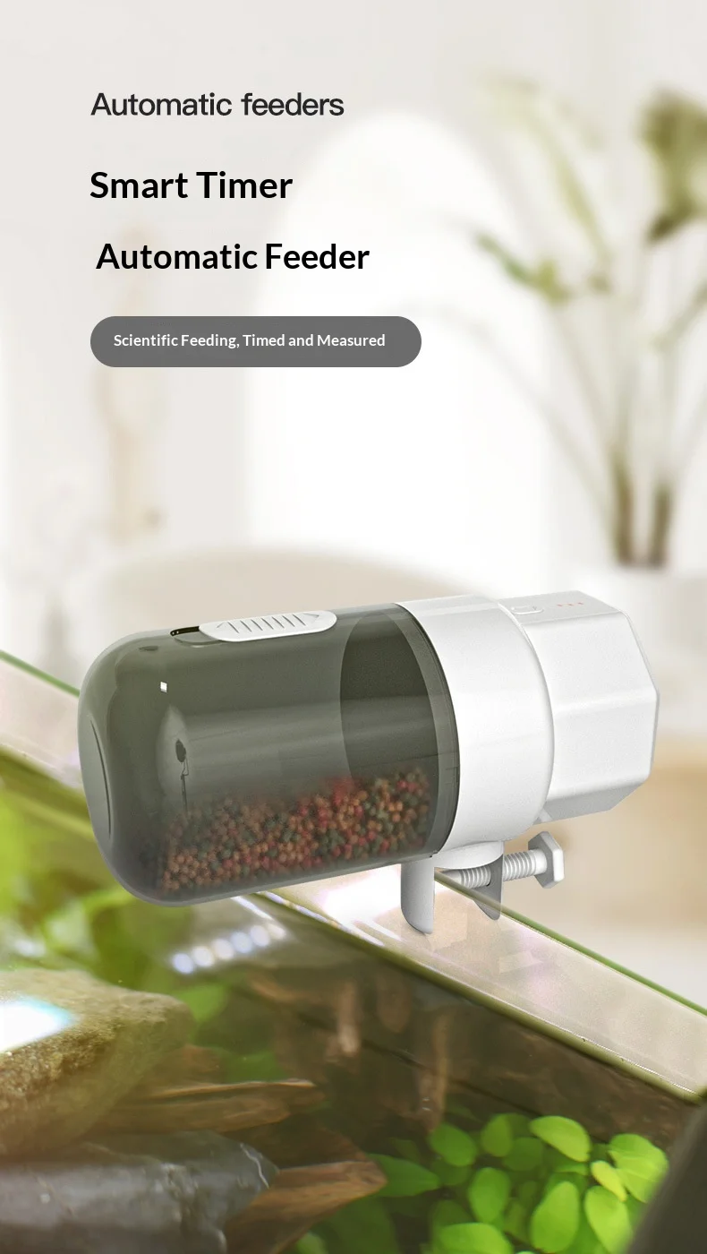 Alimentador automático con temporizador