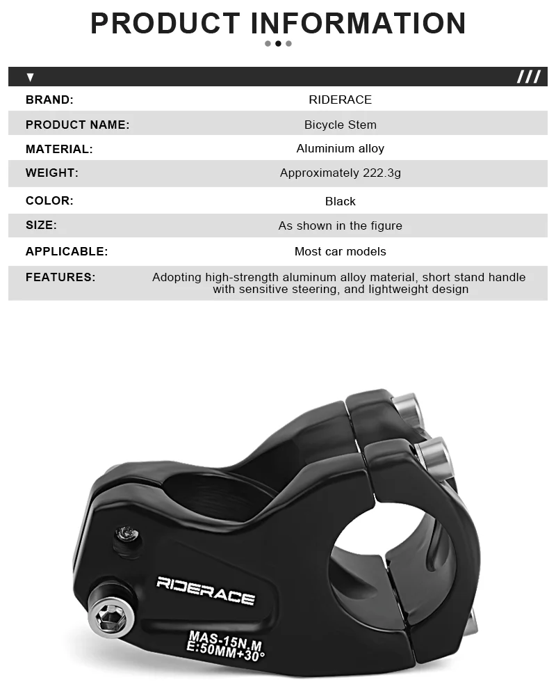 Detalle del clamp de 31,8 mm para manillares