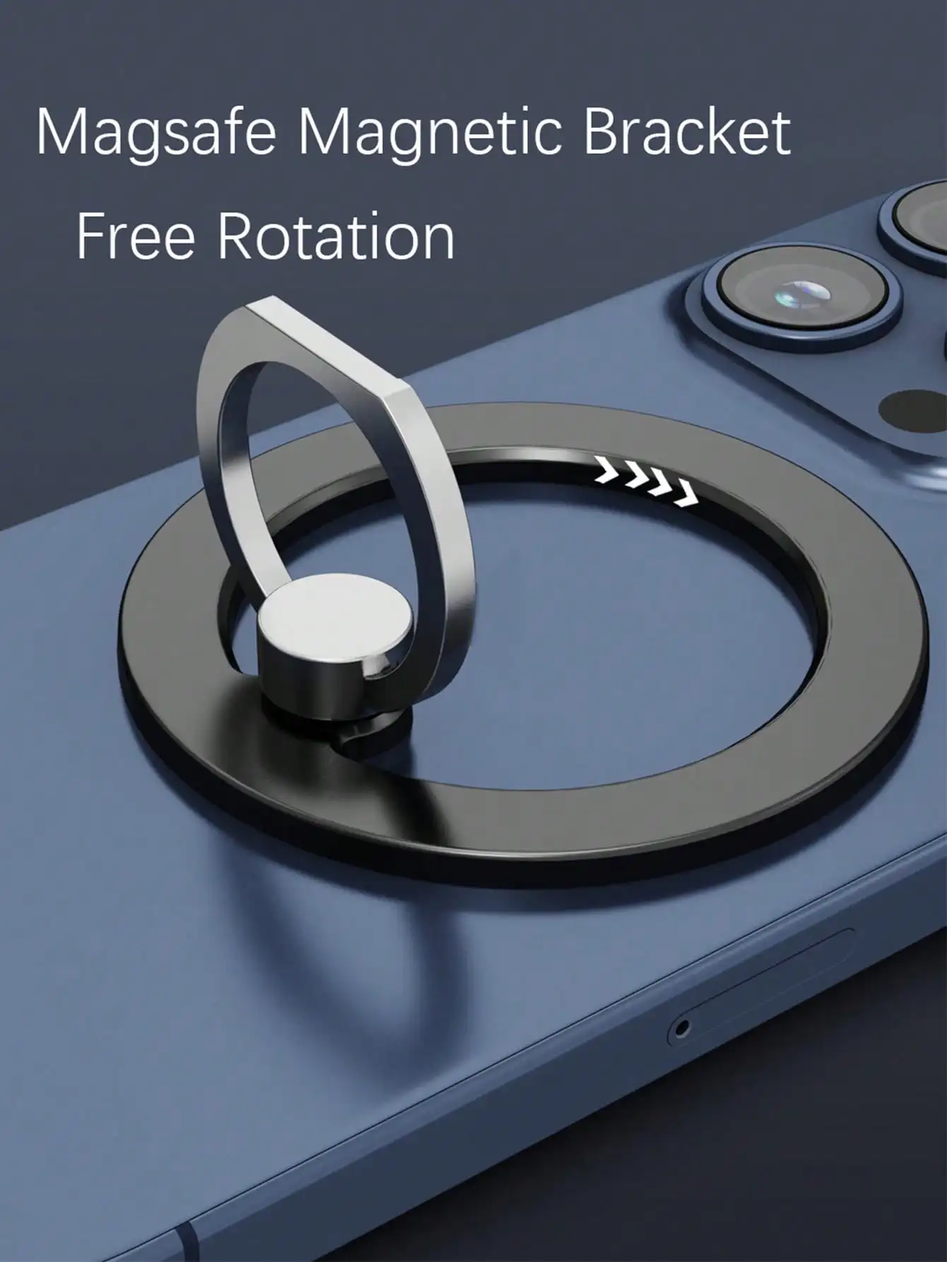 Soporte anillo magnético para móvil – Rotación 360 y base adhesiva - imagen 3