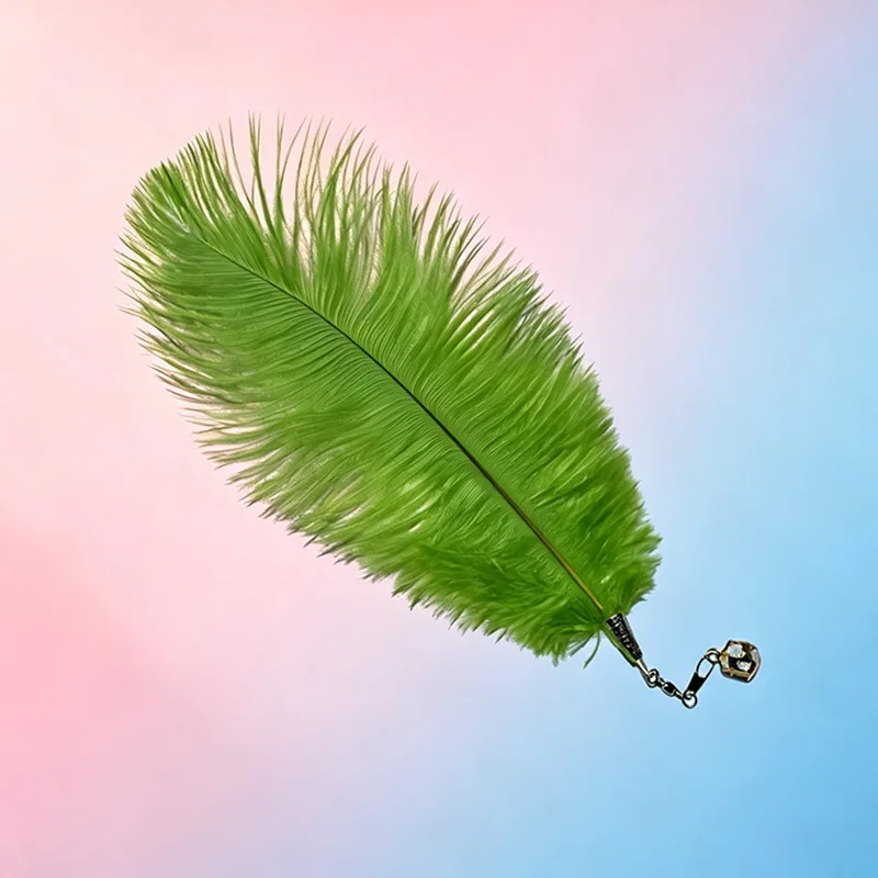 Cabeza de repuesto de plumas para juguete de gato