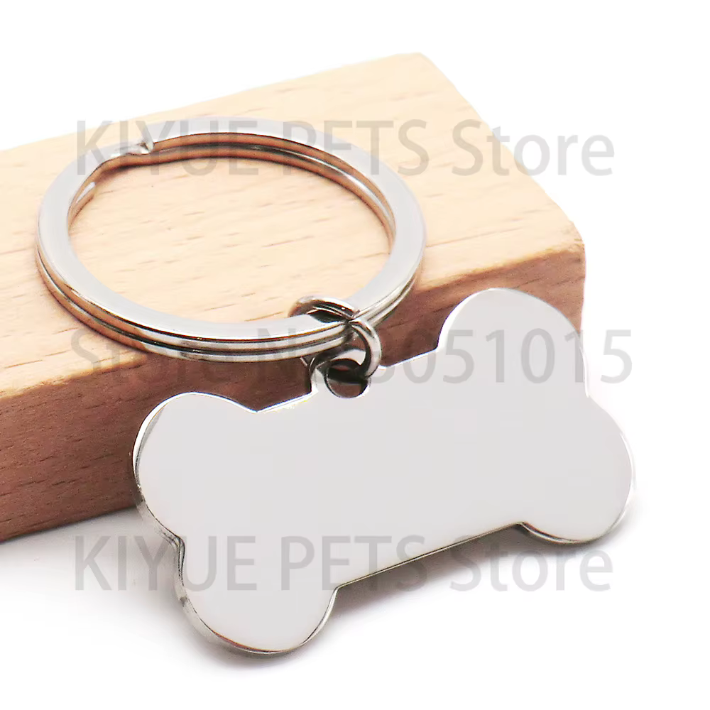 Placas de identificación personalizable en acabado blanco brillante
