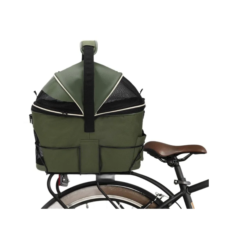 Bolsa transporte bici transpirable y segura para gatos y perros - imagen 5