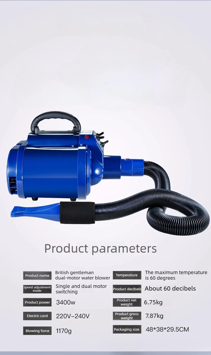 Doble motor y flujo de aire