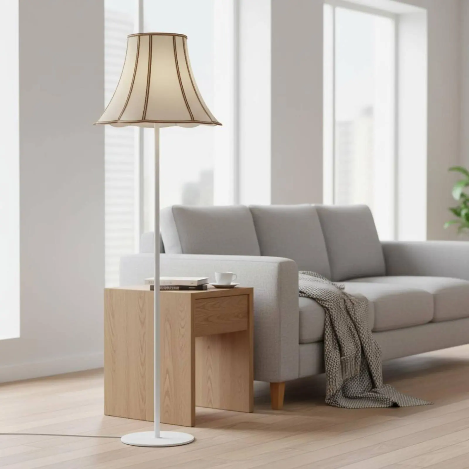 Pantalla de lámpara festoneada con luz suave para gatos y perros - imagen 2