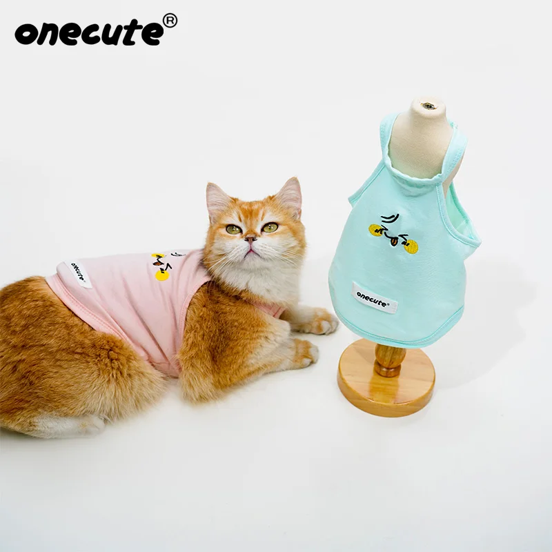 Pijama transpirable de verano suave para perros y gatos pequeños - imagen 3