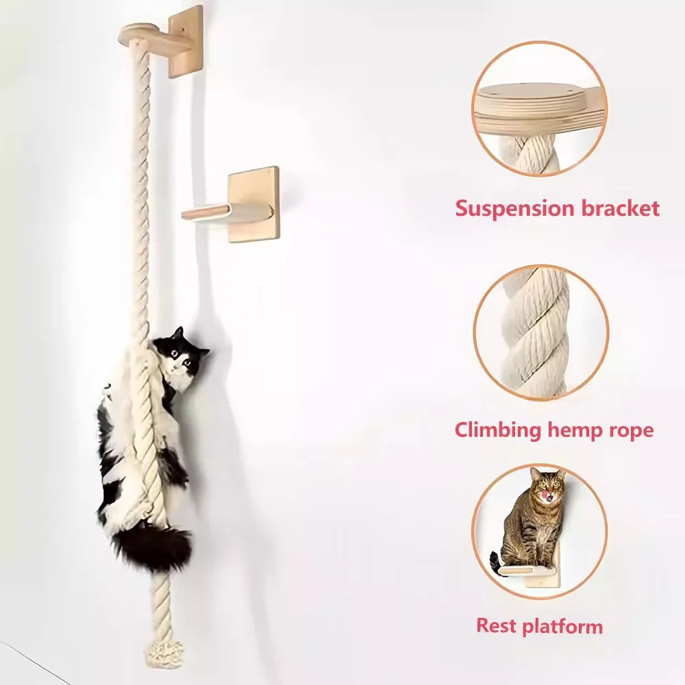 Estante de pared para gatos - vista general