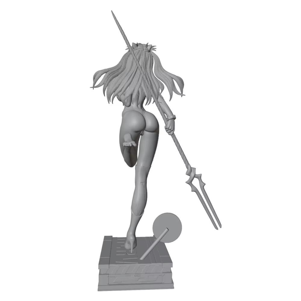 Kit de figura resin 1/24 imprimible 3D gris, modelo DIY sin pintar para adultos - imagen 3