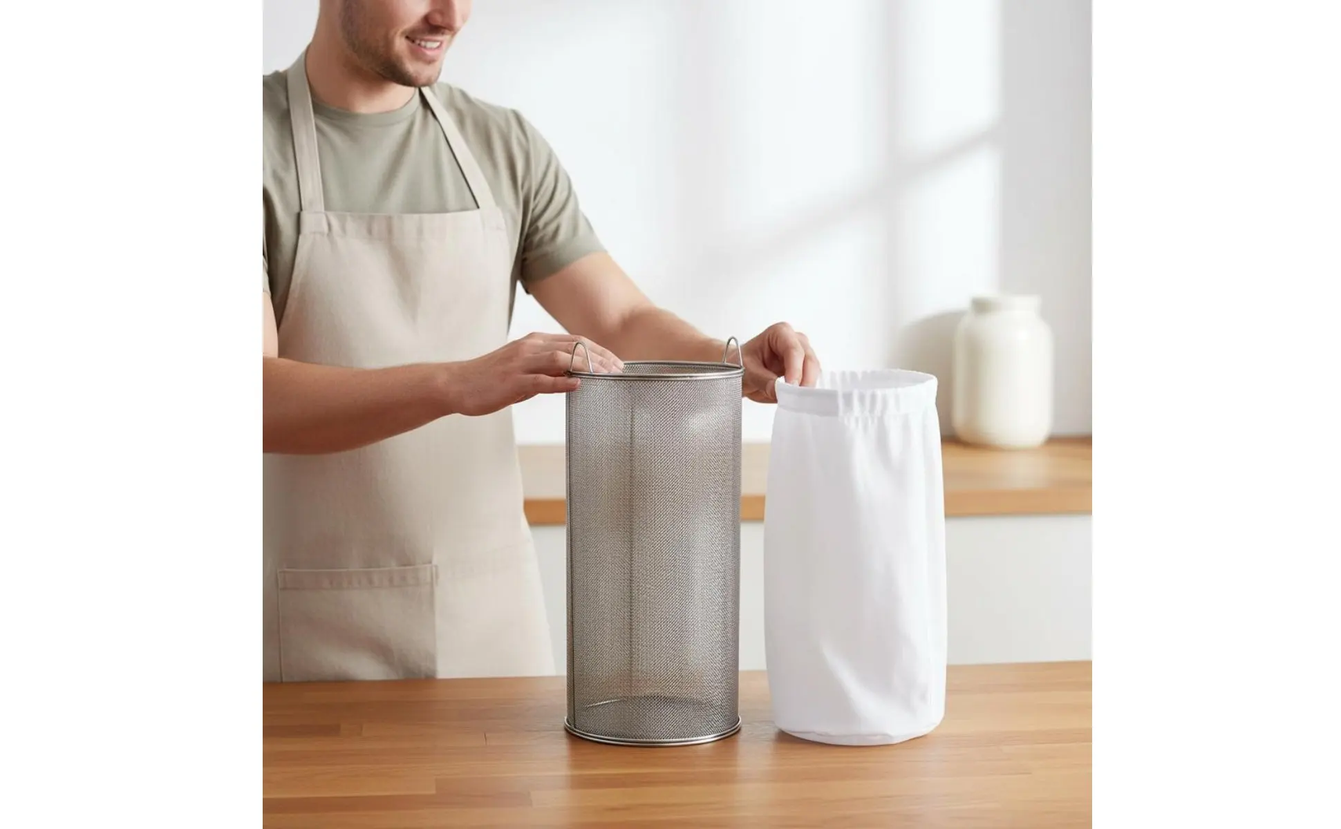 Soporte reforzado para mantener la forma del colador
