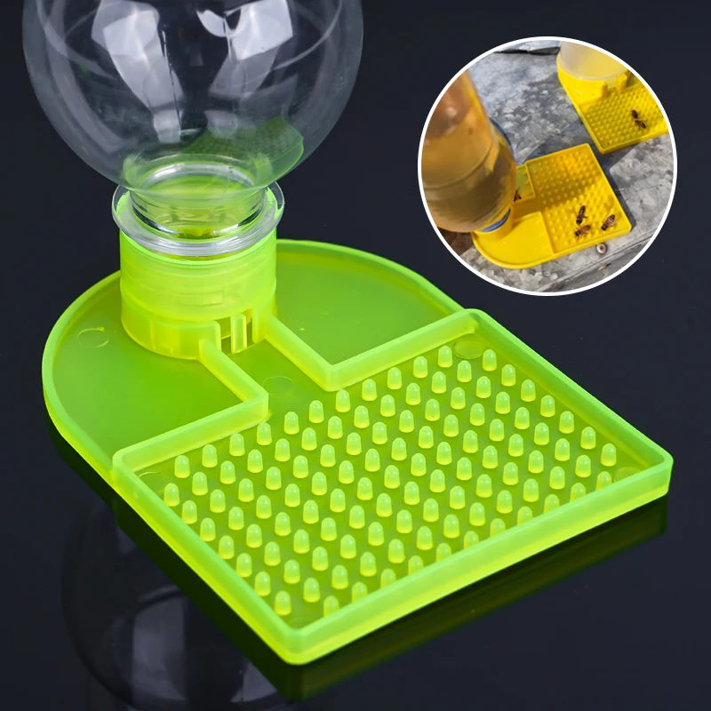 Alimentador de agua para abejas con botella interna