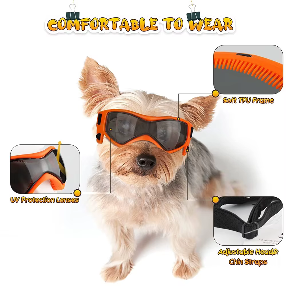 Gafas ajustables perro y gato protección UV antireflejo antipolvo
