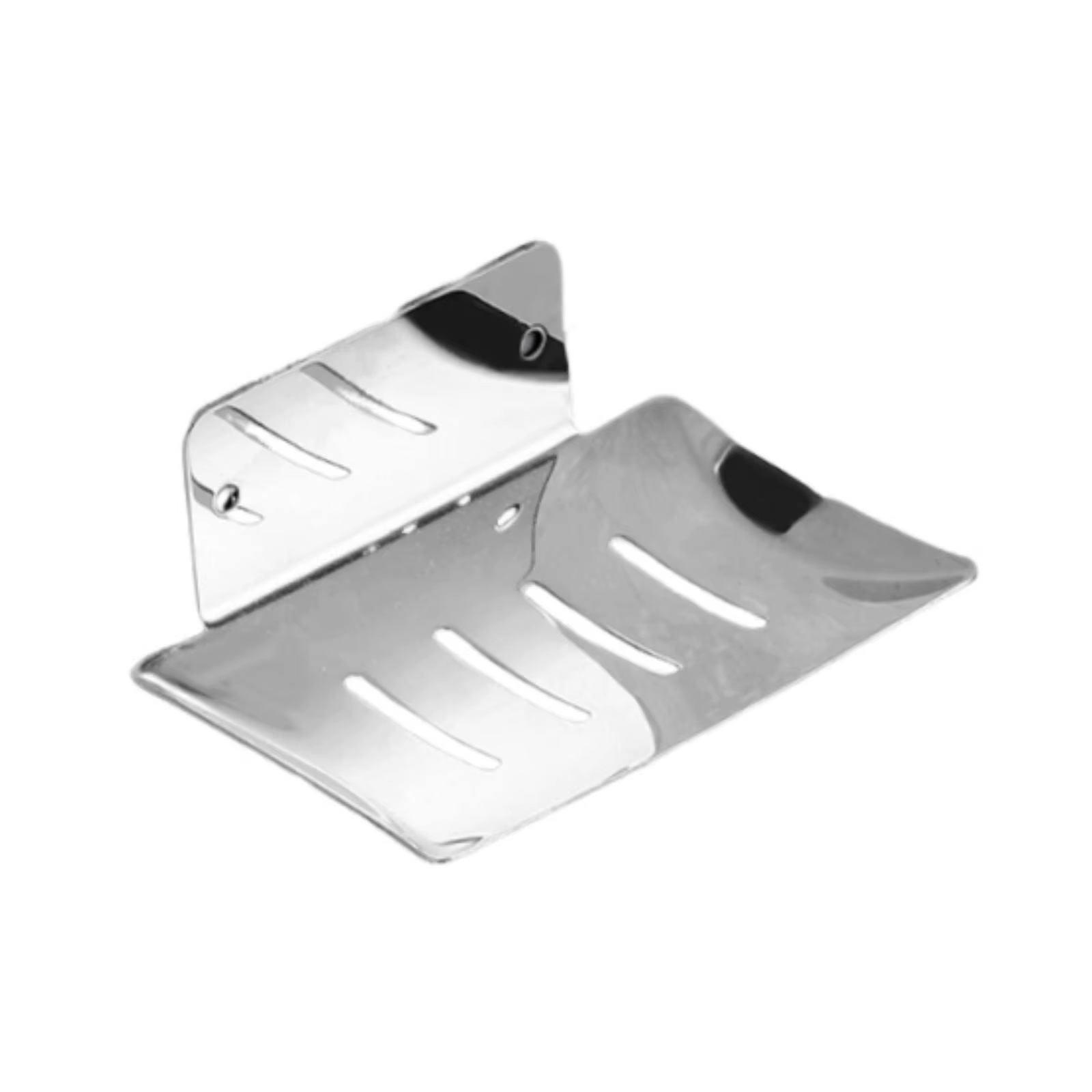 Jabonera adhesiva de acero inoxidable con drenaje para ducha - imagen 5
