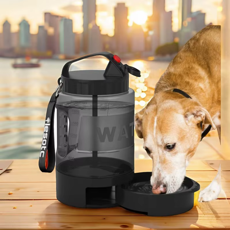 Botella de agua para perro y gato portátil, gran capacidad para paseos - imagen 4