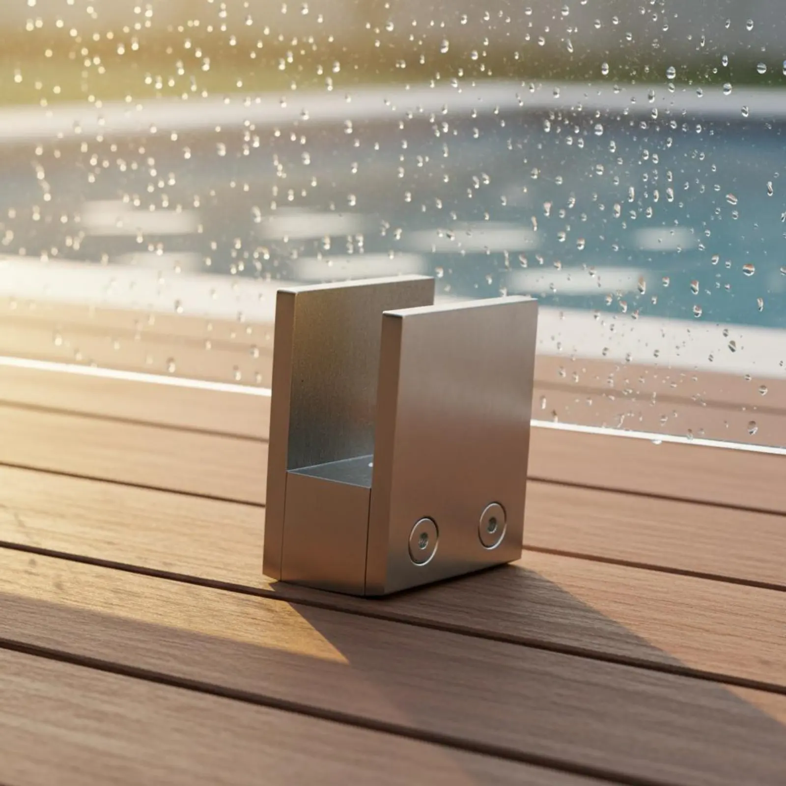 Protección gatos y perros: abrazadera inox antirrust para balcón - imagen 5