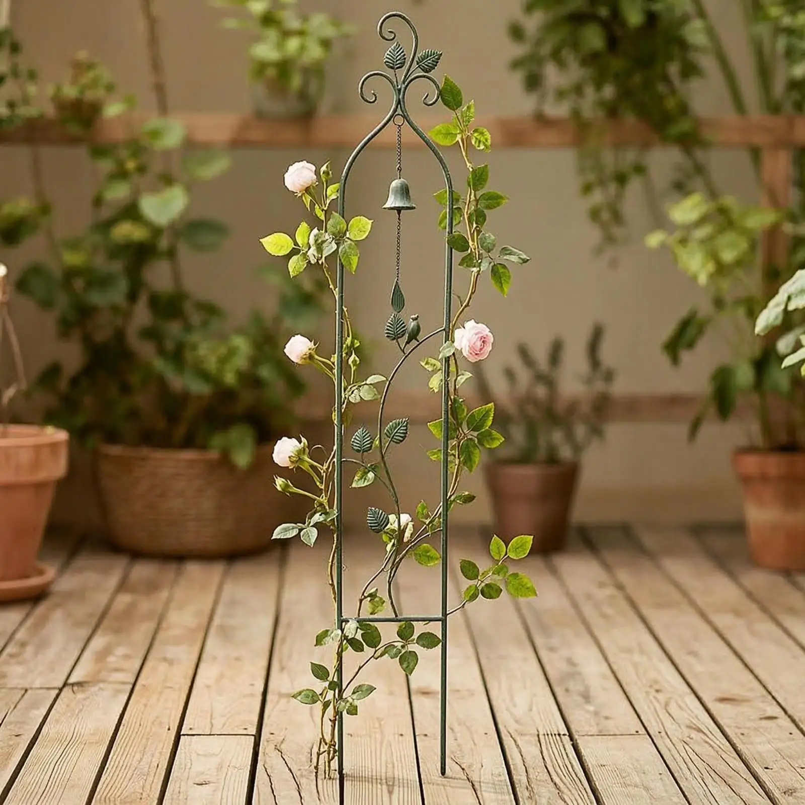 Enrejado metálico para plantas trepadoras – Diseño de campanas - imagen 2