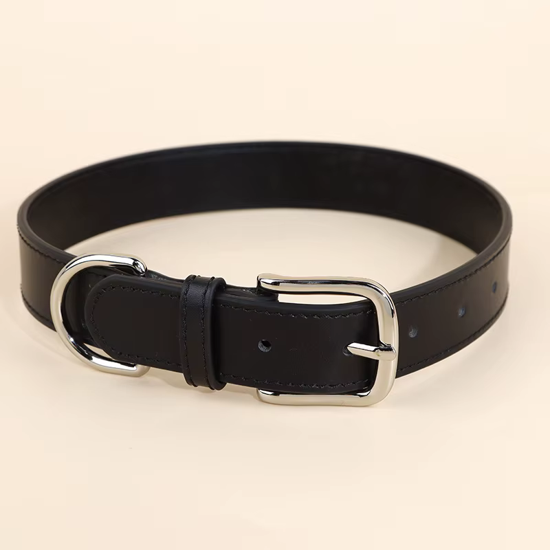 Collar de cuero ajustable para perros pequeños y medianos anti-traction - imagen 5