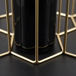 Estante para Vino Hexagonal Moderno – Decorativo Minimalista