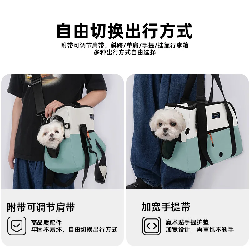 Mochila transportín impermeable para perros y gatos – Transpirable - imagen 5
