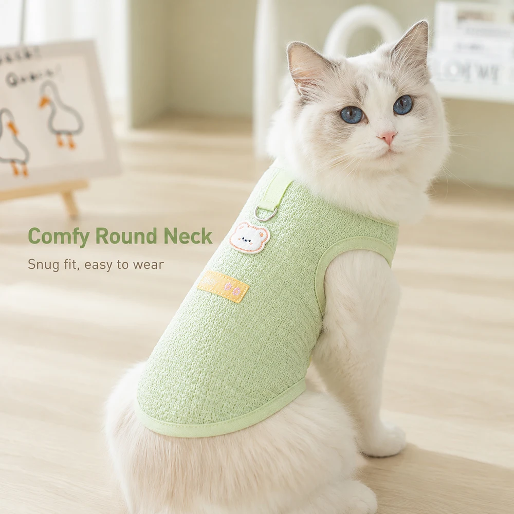 Chaleco transpirable para gatos y perros pequeños: camiseta malla - imagen 3