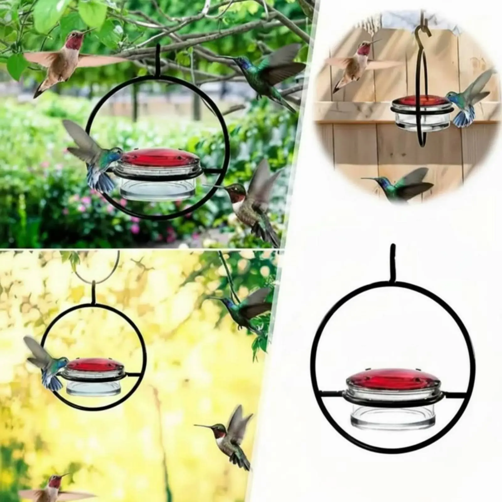 Comederos colgantes para aves pequeñas estación néctar, fácil limpiar - imagen 2