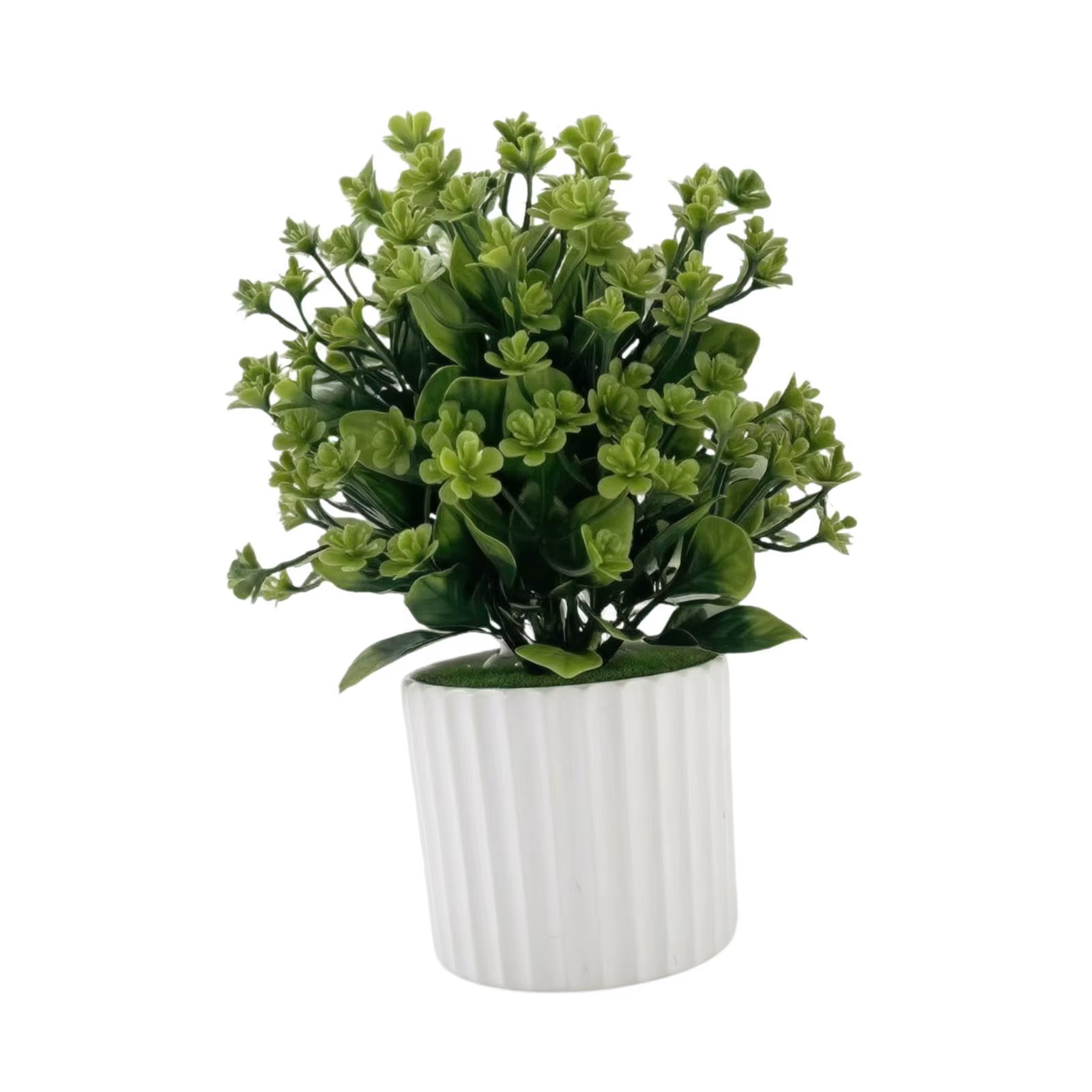Planta artificial en maceta mini para decorar, segura gatos y perros - imagen 3