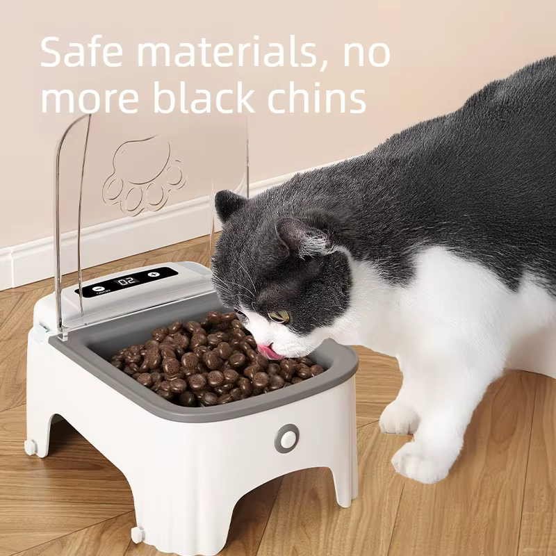 Comedero automático para perros y gatos con temporizador portátil - imagen 3