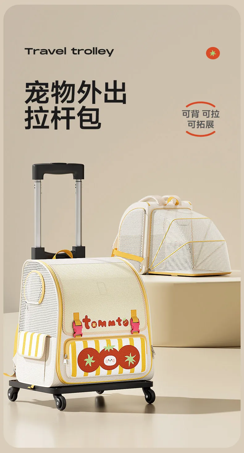 Bolsa de transporte para gatos en uso exterior