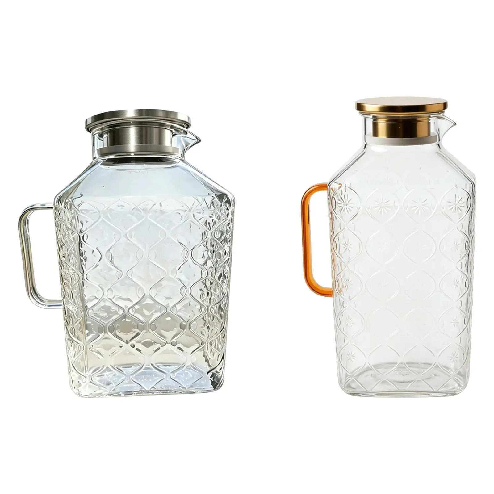 Jarra de agua de vidrio con tapa para gatos y perros - imagen 2