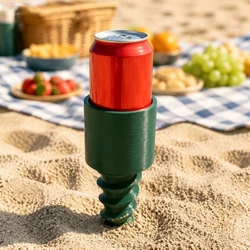 Portavasos de Arena Portátil para Playa – Soporte Estable para Bebidas al Aire Libre