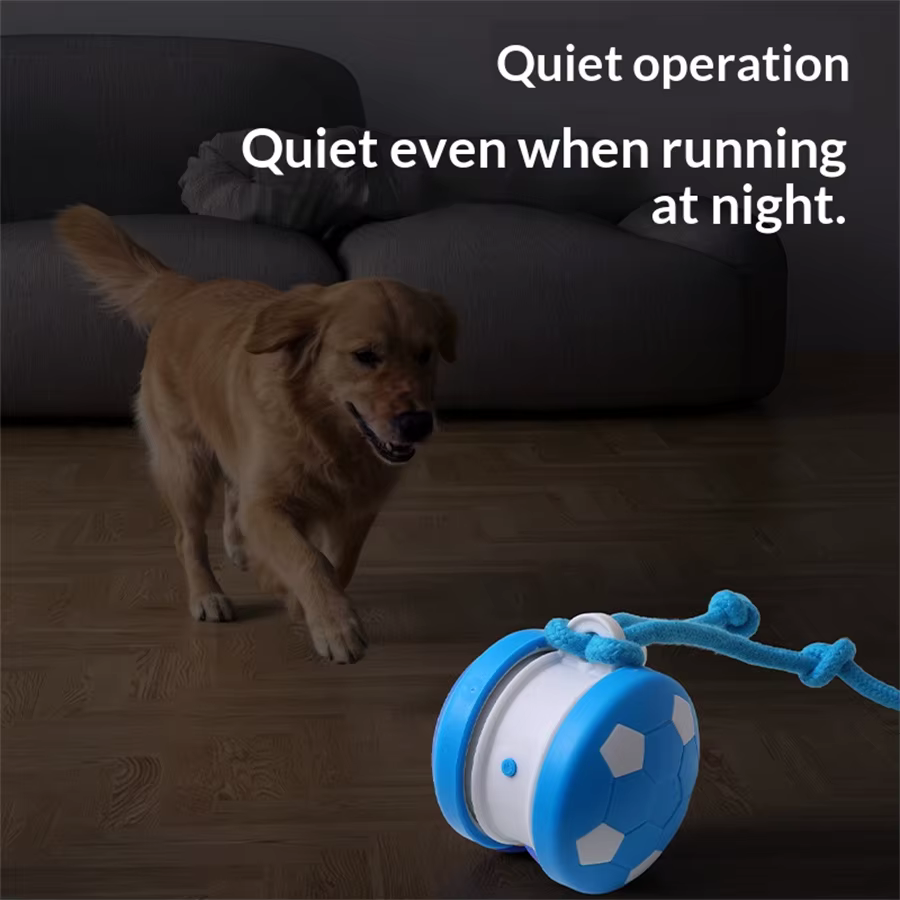 Juguete interactivo giratorio para gatos y perros, pelota tipo fútbol - imagen 4