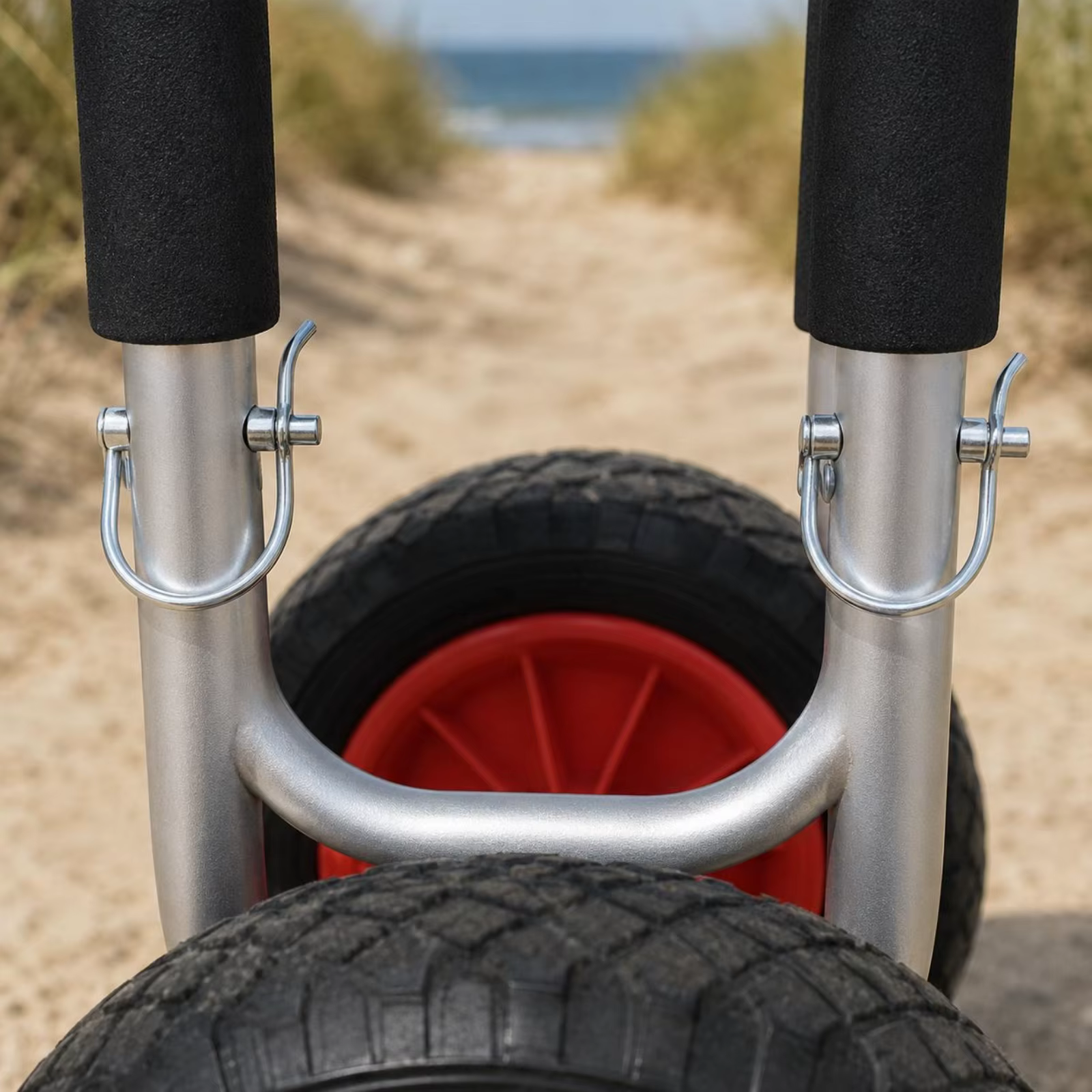 Carrito para tabla de surf o SUP con asas en U y ruedas - imagen 4