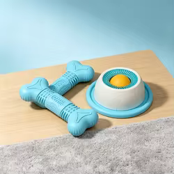 Juguete masticable para perros con forma de hueso, al desgaste