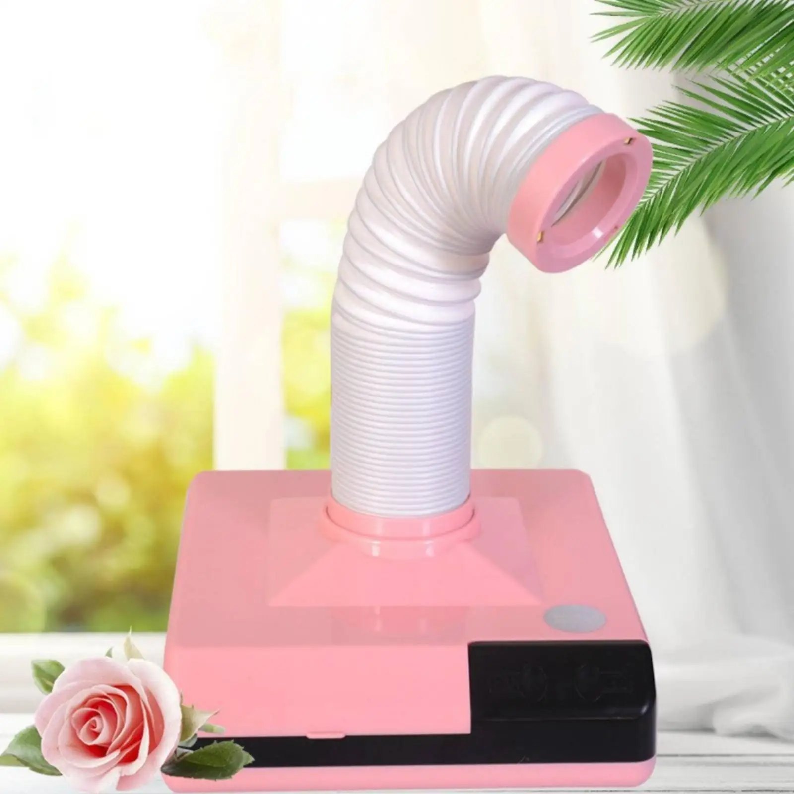 Aspiradora de Uñas con Luz LED y Colector de Polvo