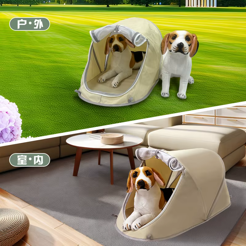 Cama refrescante para gatos y perros: casa nido de viaje - imagen 4