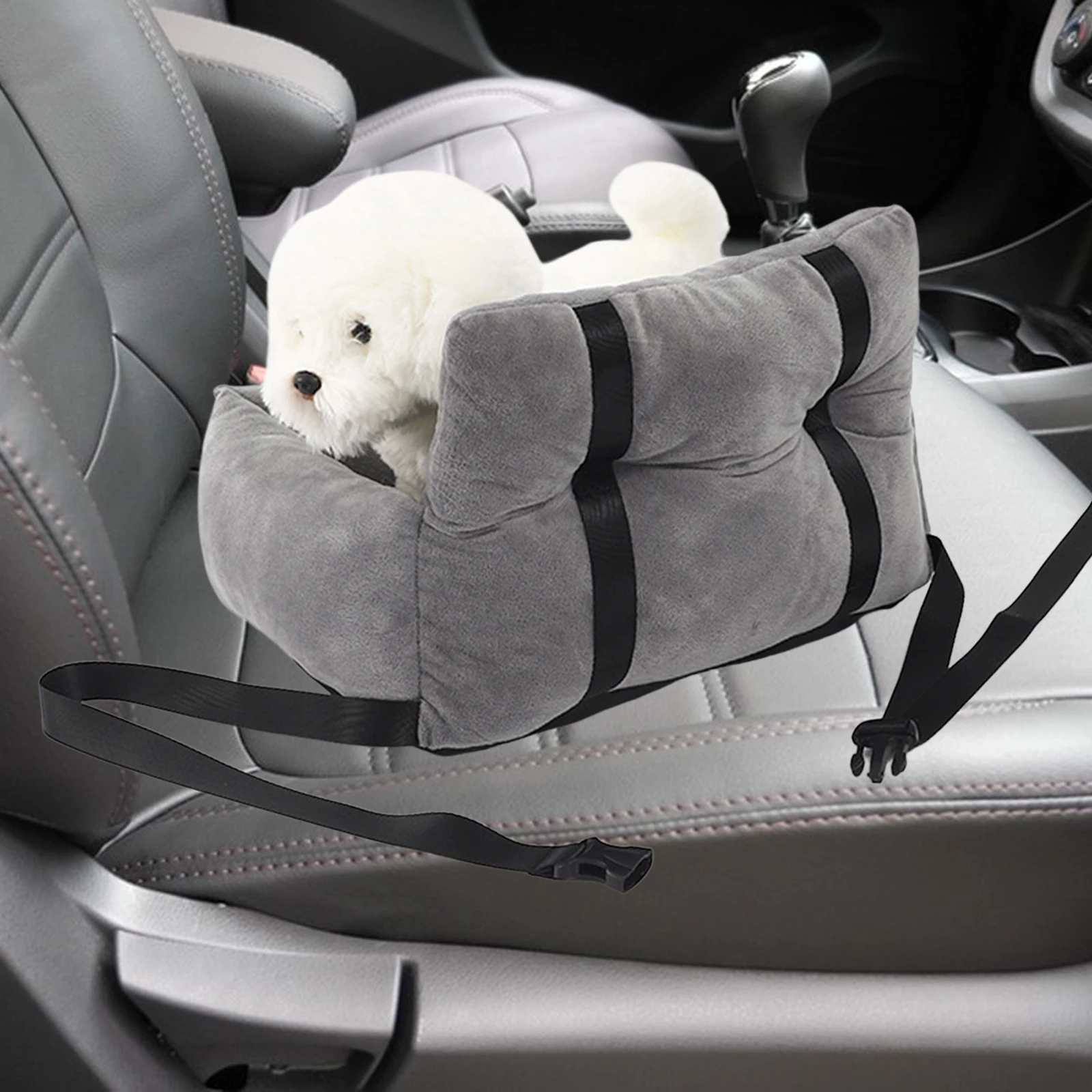 Cama instalada en asiento trasero de SUV