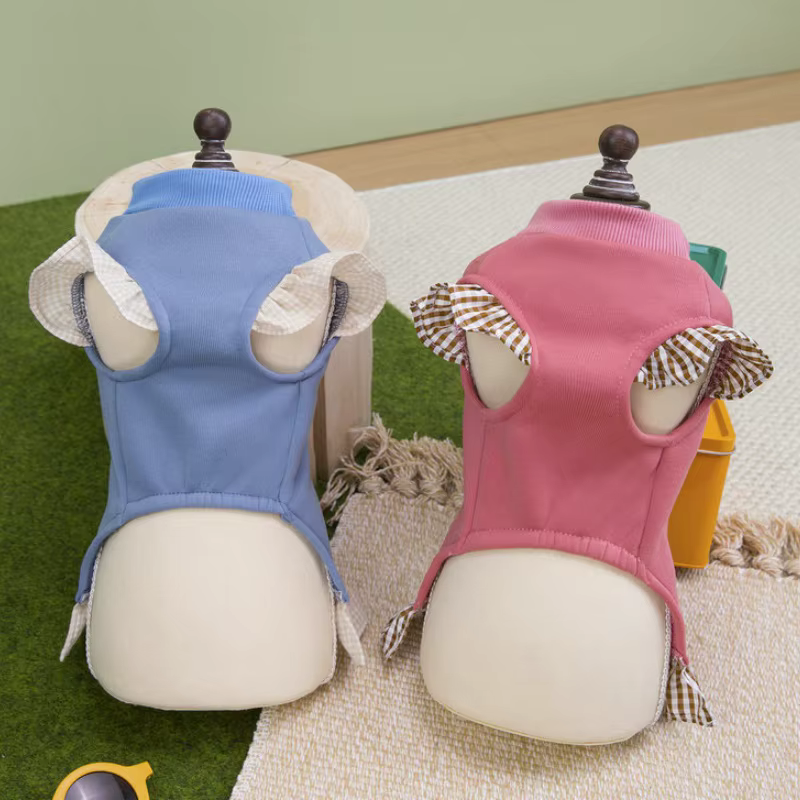 Sudadera a cuadros para perro y gato – Jersey otoñal para cachorro