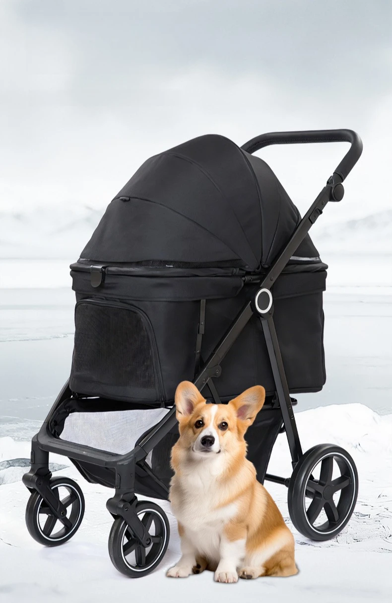 Carrito para mascotas LZJV abierto