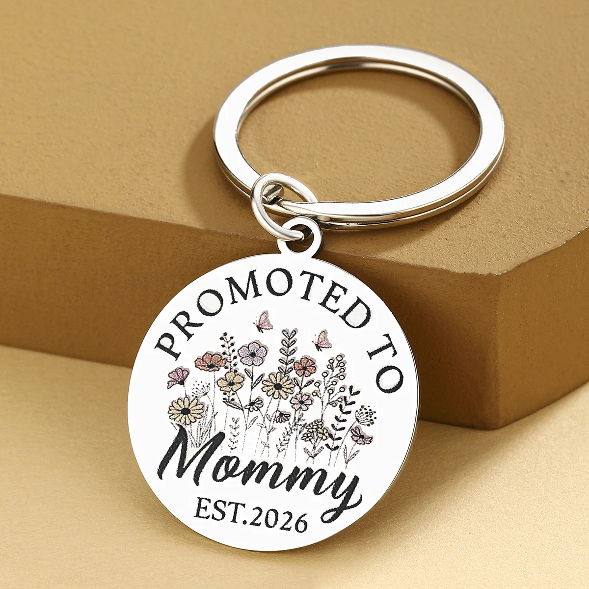 Regalo embarazo y mamá primeriza: llavero con mensaje y detalle especial - imagen 4