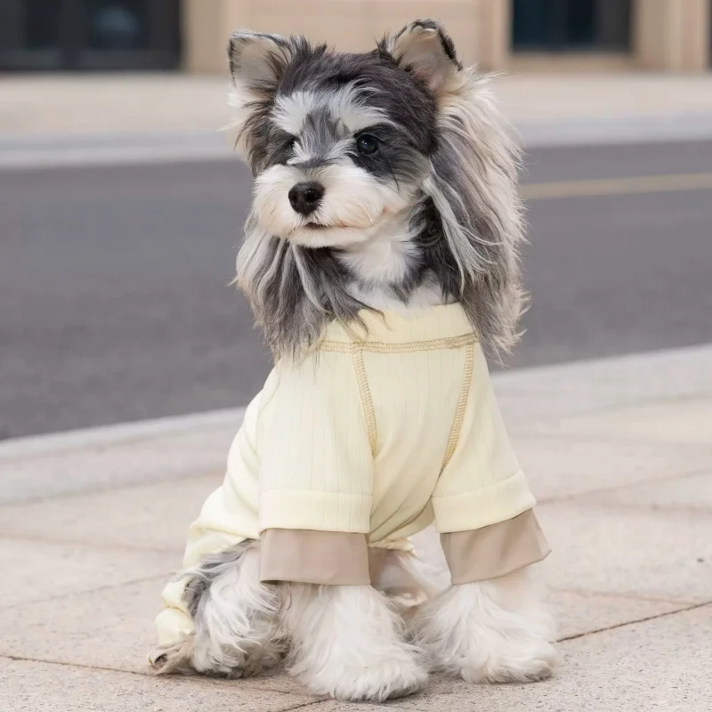 Mono de cuatro patas para perros y gatos – Pijama cálido con estampado - imagen 4