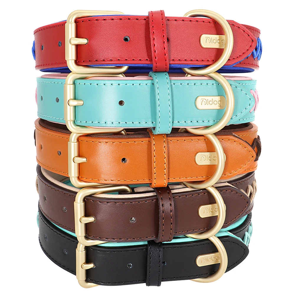 Collar personalizado de cuero PU para perros: resistente y ajustable - imagen 4