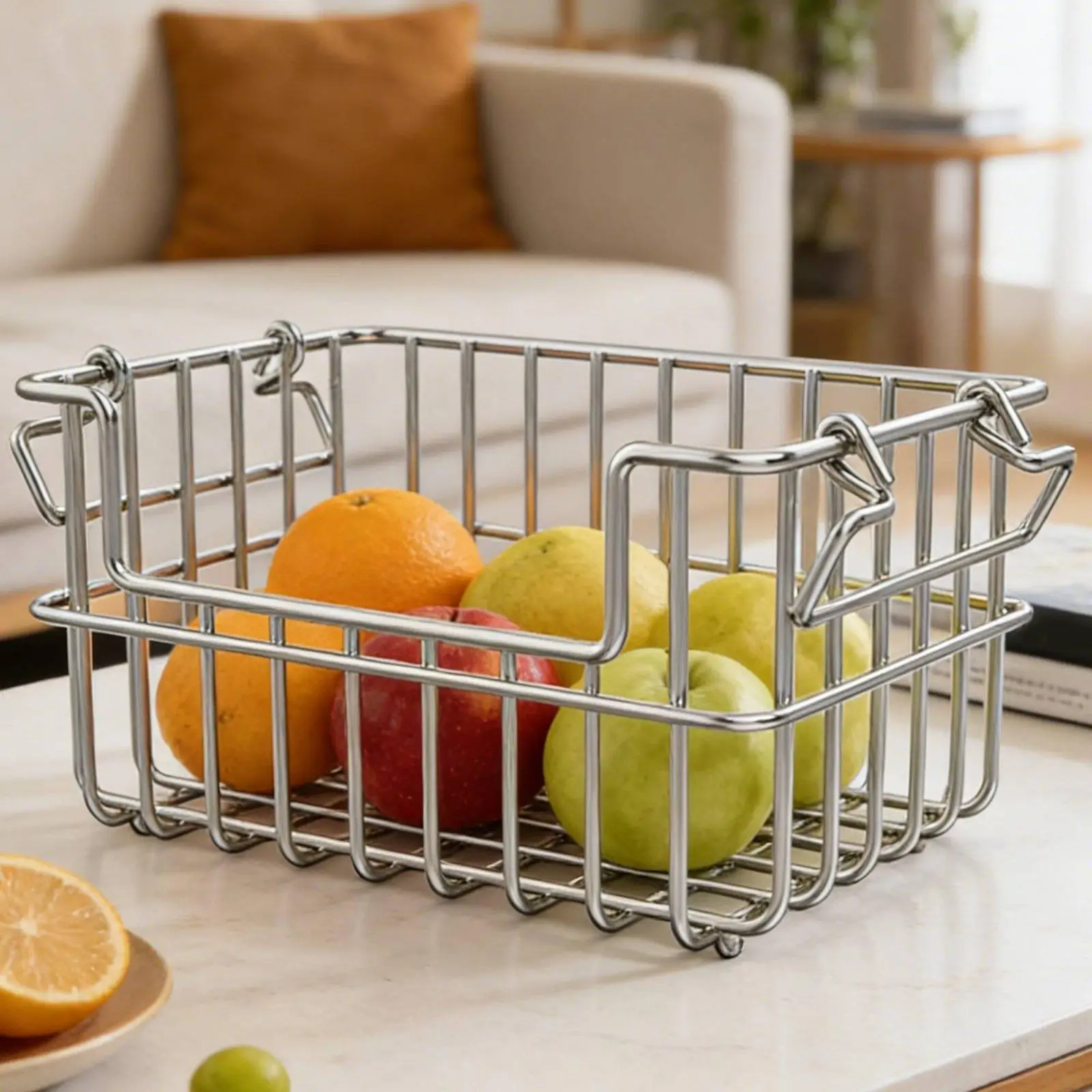 Cesta Organizadora Portátil con Asas para Cocina, Despensa y Baño - imagen 3