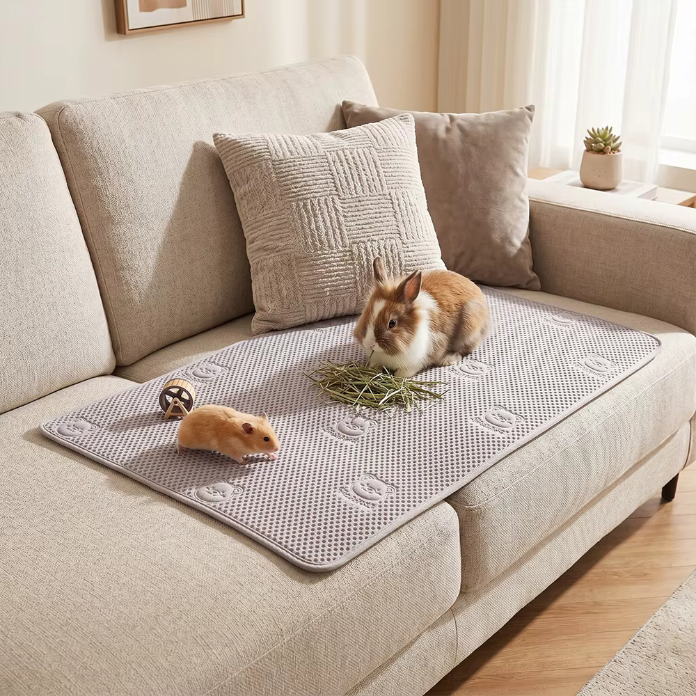 Almohadilla impermeable absorbente para conejos y hámsters