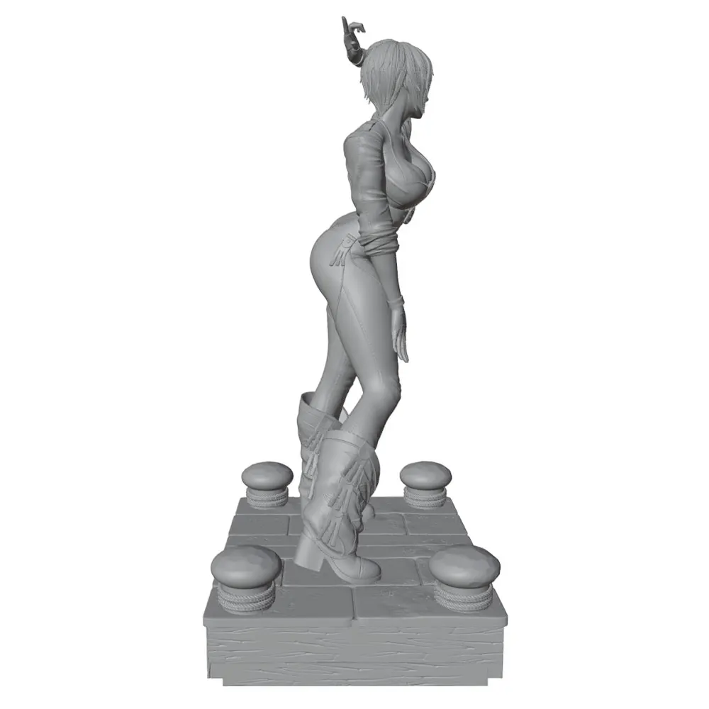Conjunto de la figura lista para pintar