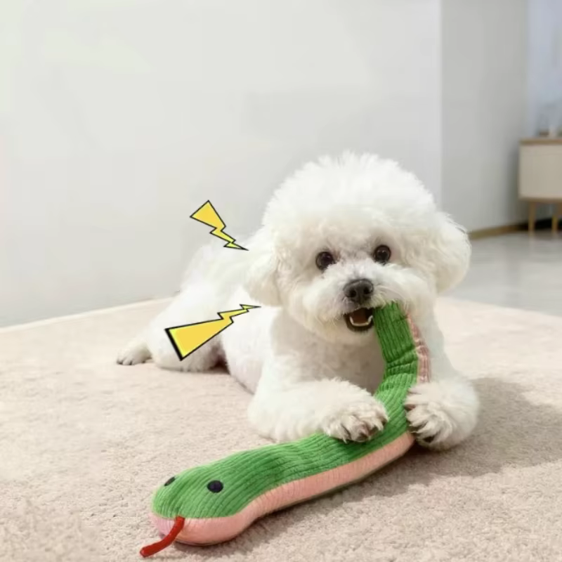 Juguete Serpiente Resistente para Gatos con Sonido y Limpieza Dental - imagen 2