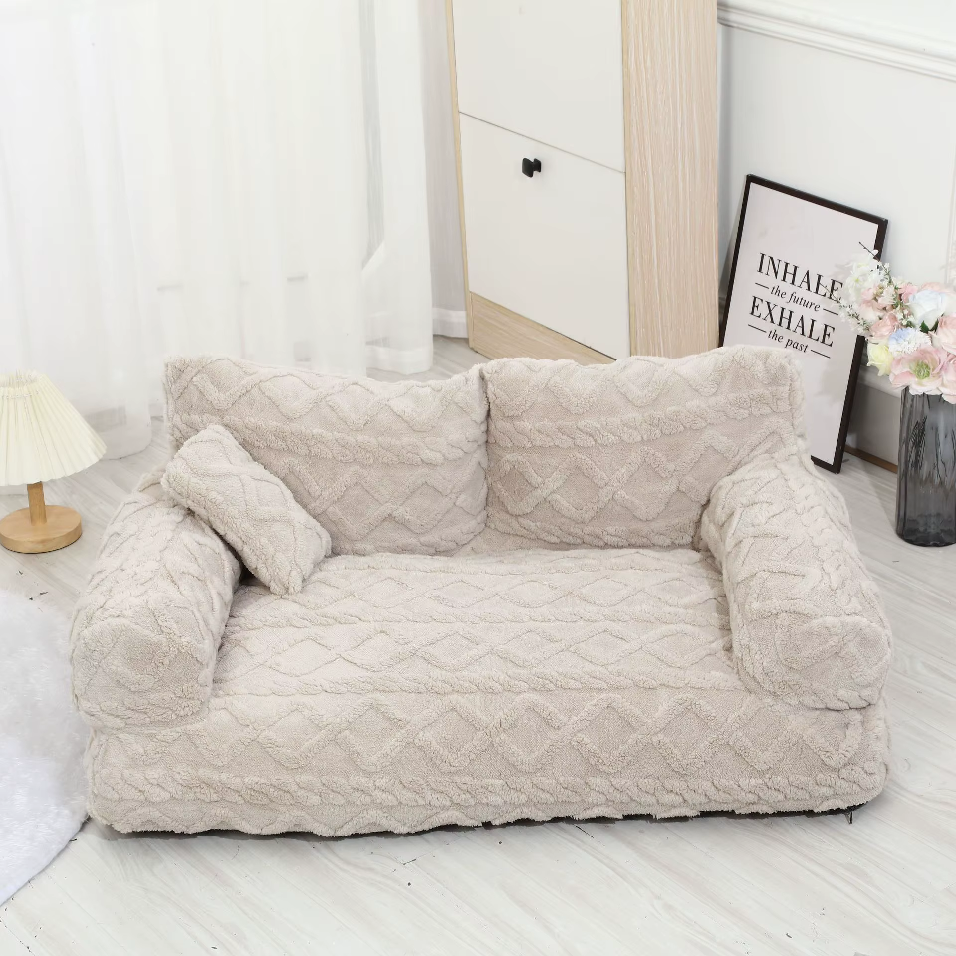 Cama sofá felpa cálido desmontable para perros pequeños - imagen 2
